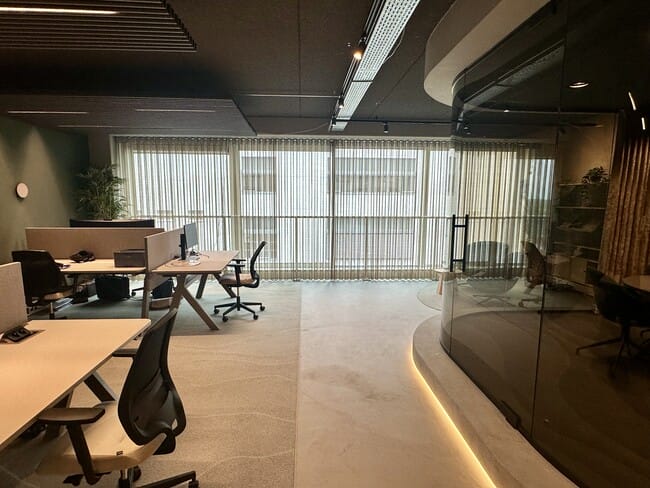 Kantoorinterieur van Tonnaer Media op Strijp-S in Eindhoven